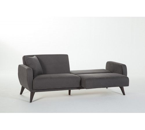 Трехместный Диван-кровать Flexy Флекси (темно-серый)