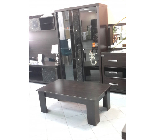 Журнальный столик в гостиную Мира MIRA-08 венге без стекла