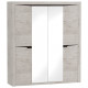 Шкаф для одежды четырехдверный Соренто 