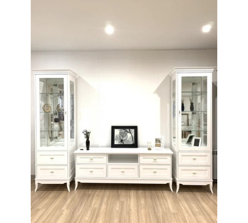 Шкаф-витрина для посуды Римини MUR-118-11 одностворчатый Шкаф-витрина для посуды Римини MUR-118-11 одностворчатый