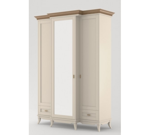 Трехстворчатый шкаф для одежды Римини MUR-118-03 с зеркалом Трехстворчатый шкаф для одежды Римини MUR-118-03 с зеркалом