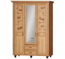 Трехдверный шкаф для одежды Ралли 863